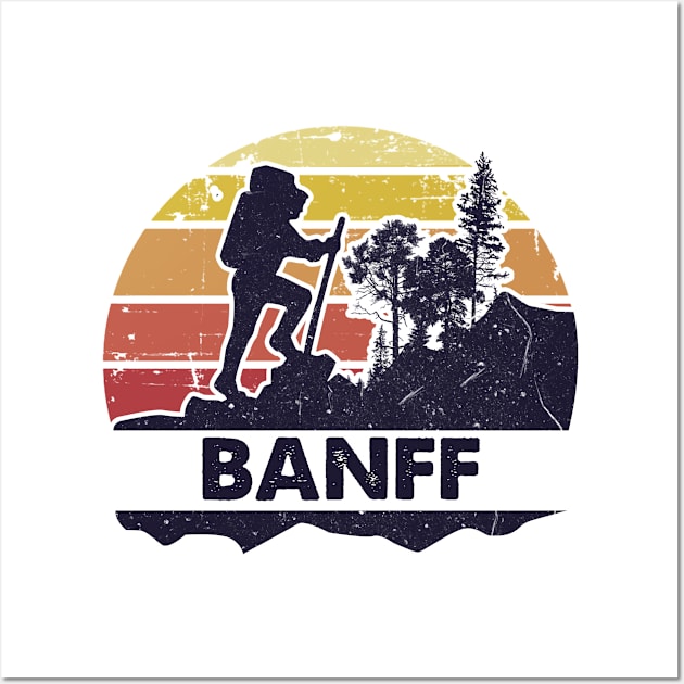 Banff hiker gift Wall Art by SerenityByAlex